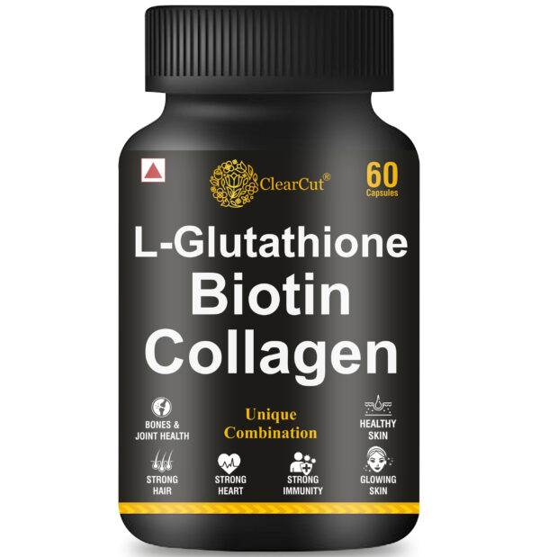 clearcut L glutathione biotin collagen capsule